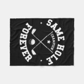 Grappig verloofd shirt voor bruidegom Zelfde gat v Fleece Deken (Voorkant (Horizontaal))