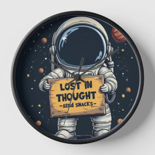 Grappig Verloren Gedachte Astronaut Space Illustra