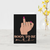 Grappig Verloving binnenkort voor Mrs. Bachelorett Kaart (Gele Bloem)