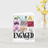 Grappig Verloving citaat in mijn verloofde tijdper Kaart (Gele Bloem)