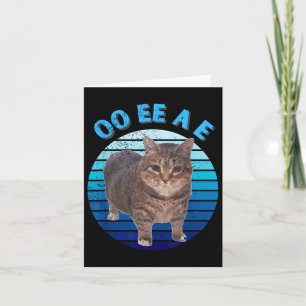 Grappig Verontwaardigd Oia Kat Spinning Kat Oi Oi  Kaart