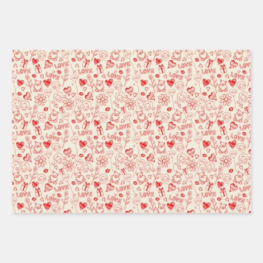 grappig verpakkingspapier inpakpapier vel (Voorkant 2)