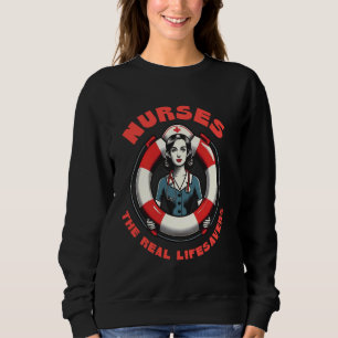 Grappig Verpleegster De Echte Lifesaver Pun LPN RN Trui