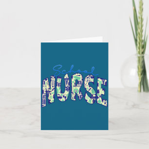 Grappig verpleegster ontwerp voor verpleegkundestu kaart
