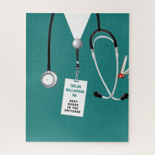 Grappig verpleegsters cadeau legpuzzel
