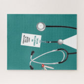 Grappig verpleegsters cadeau legpuzzel (Horizontaal)