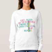 Grappig verpleegsterschool shirt | Student verplee (Voorkant)