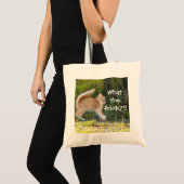 Grappig verrast Ginger Kitten. Wat is de troep? Tote Bag (Voorkant (product))