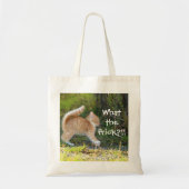 Grappig verrast Ginger Kitten. Wat is de troep? Tote Bag (Voorkant)