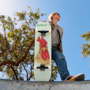 Grappig verrast roosterskateboard - Aangepaste tek Persoonlijk Skateboard