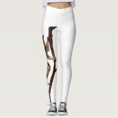 Grappig Verrast Taxidermie Lemur Apenwezen Leggings (Voorkant)