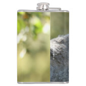 Grappig verraste Lemurs van Madagaskar Heupfles (Achterkant)