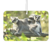 Grappig verraste Lemurs van Madagaskar Luchtverfrisser (Voorkant)