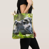Grappig verraste Lemurs van Madagaskar Tote Bag (Dichtbij)