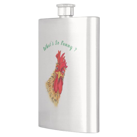 Grappig verraste nieuwsgierige rooster - Wat is zo Flacon (Links)