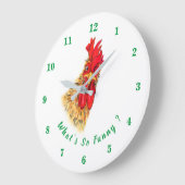 Grappig verraste nieuwsgierige rooster - Wat is zo Grote Klok (Hoek)