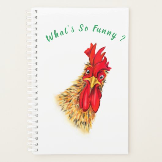 Grappig verraste nieuwsgierige rooster - Wat is zo Planner (Voorkant)