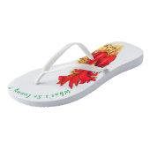 Grappig verraste nieuwsgierige rooster - Wat is zo Teenslippers (Schuin)