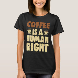 Grappig Verslaafd Koffie Citaten Koffie Is Een Hu T-shirt