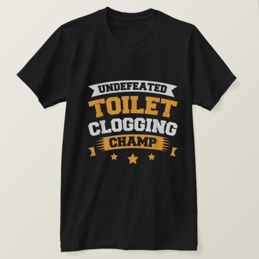 Grappig Verstoppende Kampioen T-Shirt (Design voorkant)