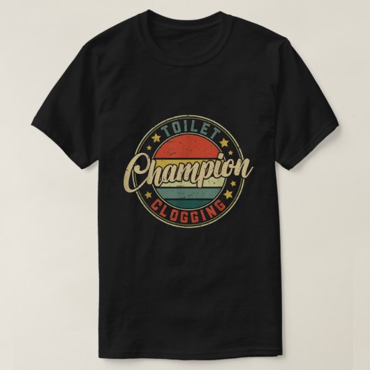 Grappig Verstoppende Kampioen T-Shirt (Design voorkant)