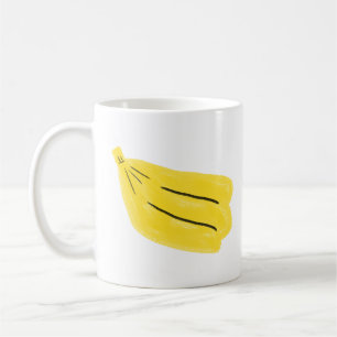 Grappig Verveelde Banaan Karakter Cadeau Koffiemok