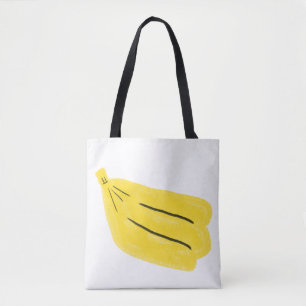 Grappig Verveelde Banaan Karakter Cadeau Tote Bag
