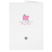 Grappig "Verwacht niet te veel" Birthday Kaart (Achterkant)