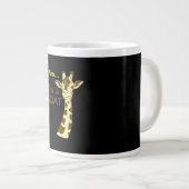 Grappig verwarrend Giraffe Moo ik ben een geit Grote Koffiekop (Voorkant rechts)