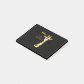 Grappig verwarrend Giraffe Moo ik ben een geit Post-it® Notes (Schuin)