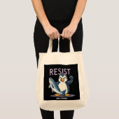 Grappig verzet tegen Penguin-protest tegen tarieve Tote Bag (Voorkant (product))