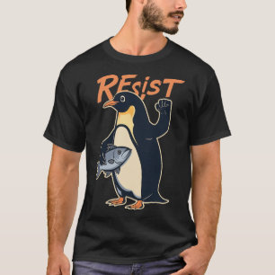 Grappig verzet tegen pinguïn-activisme protest teg t-shirt