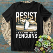 Grappig verzet tegen pinguïn activisme t-shirt