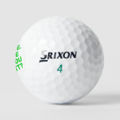 Grappig vet groene tekst Golfer naam verloren Golfballen (Logo)