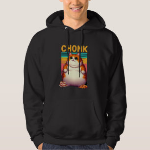 Grappig Vet Katten Meme, Chonk Kat Kat minnaar Gif Hoodie