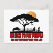 Grappig vette grap briefkaart (Voorkant)