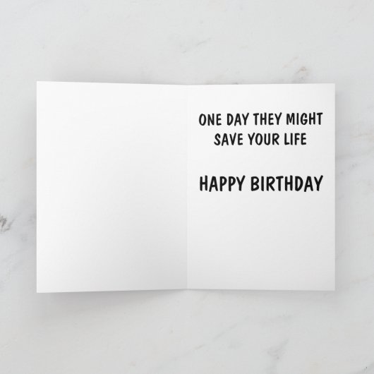 Grappig vette grap kaart (Binnen)