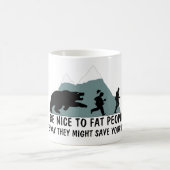 Grappig vette grap koffiemok (Center)