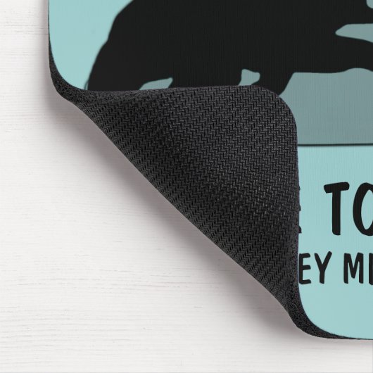 Grappig vette grap muismat (Hoek)