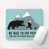 Grappig vette grap muismat (Met muis)