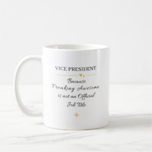 Grappig vice-president cadeau koffiemok