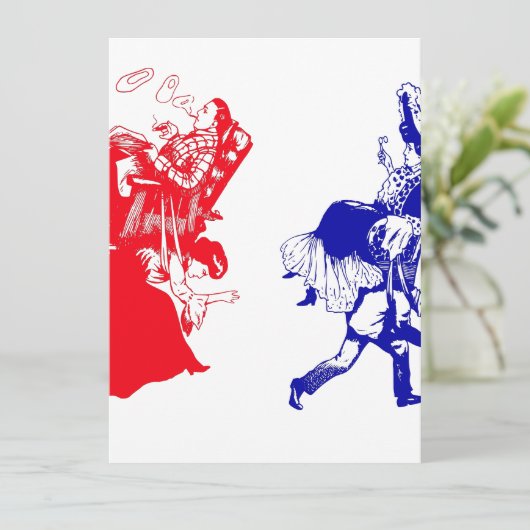 grappig Victoriaans huwelijk (Staand voorkant)