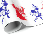 grappig Victoriaans huwelijk Cadeaupapier (Rol Hoek)