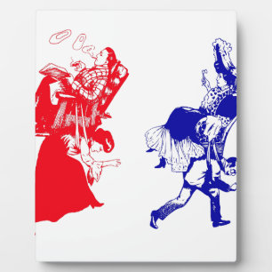 grappig Victoriaans huwelijk Fotoplaat