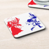 grappig Victoriaans huwelijk Onderzetter (Linkerzijde)