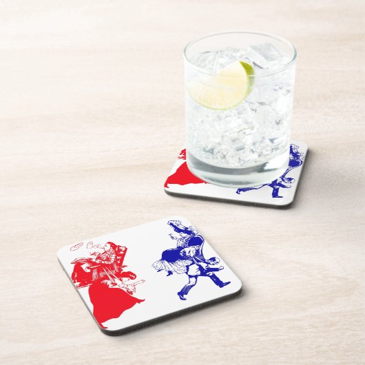 grappig Victoriaans huwelijk Onderzetter (Rechterzijde)