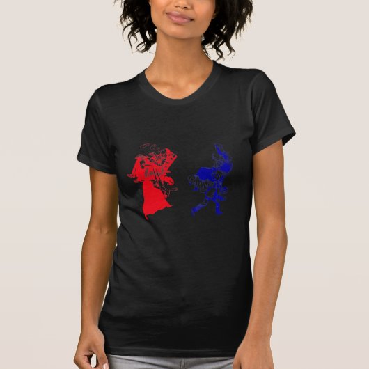 grappig Victoriaans huwelijk T-shirt (Voorkant)