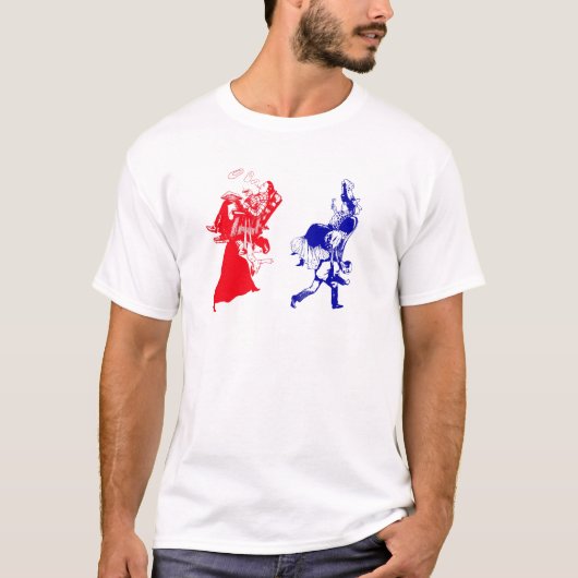 grappig Victoriaans huwelijk T-shirt (Voorkant)