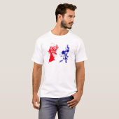 grappig Victoriaans huwelijk T-shirt (Voorkant volledig)