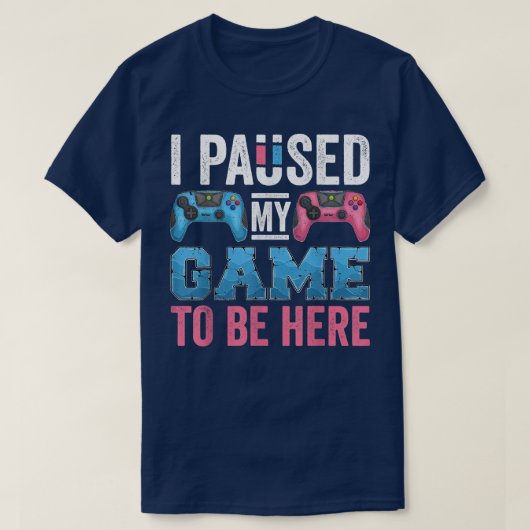 Grappig videogamer Genderlijk onthullen dat ik mij T-shirt (Design voorkant)